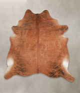 Medium Brindle X-Large Brazilian Cowhide Rug 6'11"H x 6'8"W #A25559 by Hudson Hides