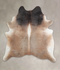 Grey with Beige XX-Large Brazilian Cowhide Rug 7'4