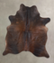 Chocolate Large Brazilian Cowhide Rug 6'7