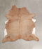Beige X-Large Brazilian Cowhide Rug 6'10