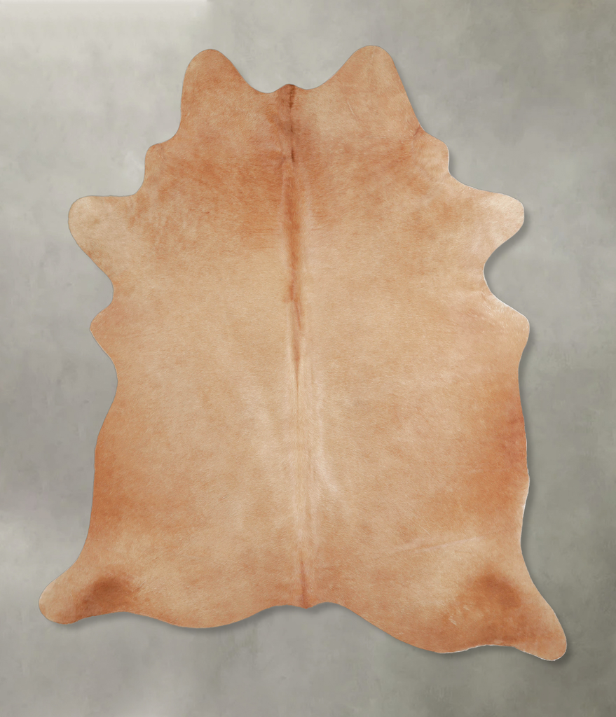 Beige Large Brazilian Cowhide Rug 6'10"H x 5'9"W #A25625 by Hudson Hides