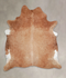 Solid Brown XX-Large Brazilian Cowhide Rug 8'1