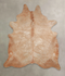 Beige XX-Large Brazilian Cowhide Rug 8'5