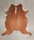 Brown and White Regular XX-Large Brazilian Cowhide Rug 7'5"H x 7'0"W #A25769 by Hudson Hides
