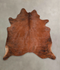 Medium Brindle X-Large Brazilian Cowhide Rug 6'4