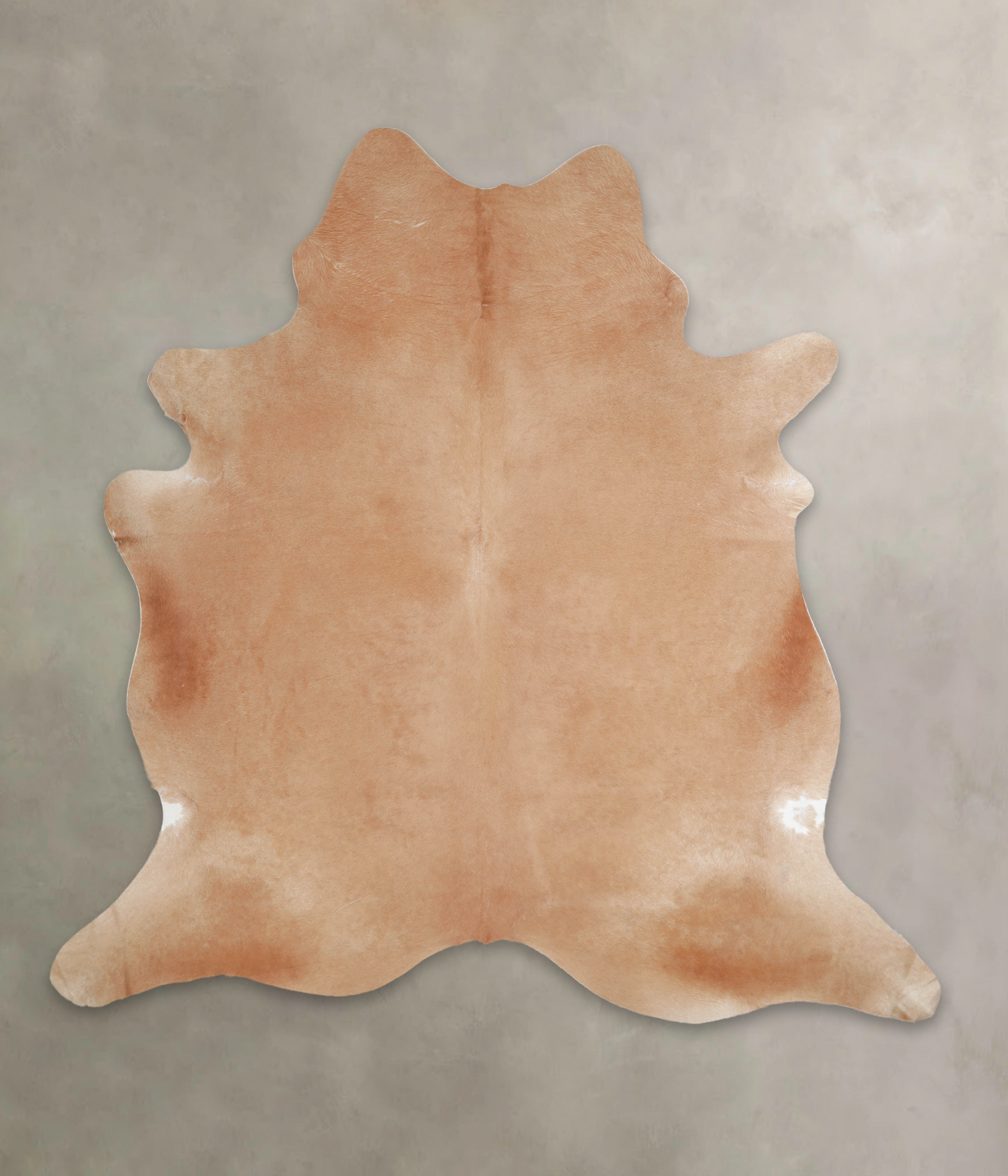 Solid Brown Cowhide Rug #A25790