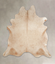Beige XX-Large Brazilian Cowhide Rug 7'7"H x 7'0"W #A25802 by Hudson Hides