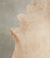 Beige XX-Large Brazilian Cowhide Rug 7'7"H x 7'0"W #A25802 by Hudson Hides