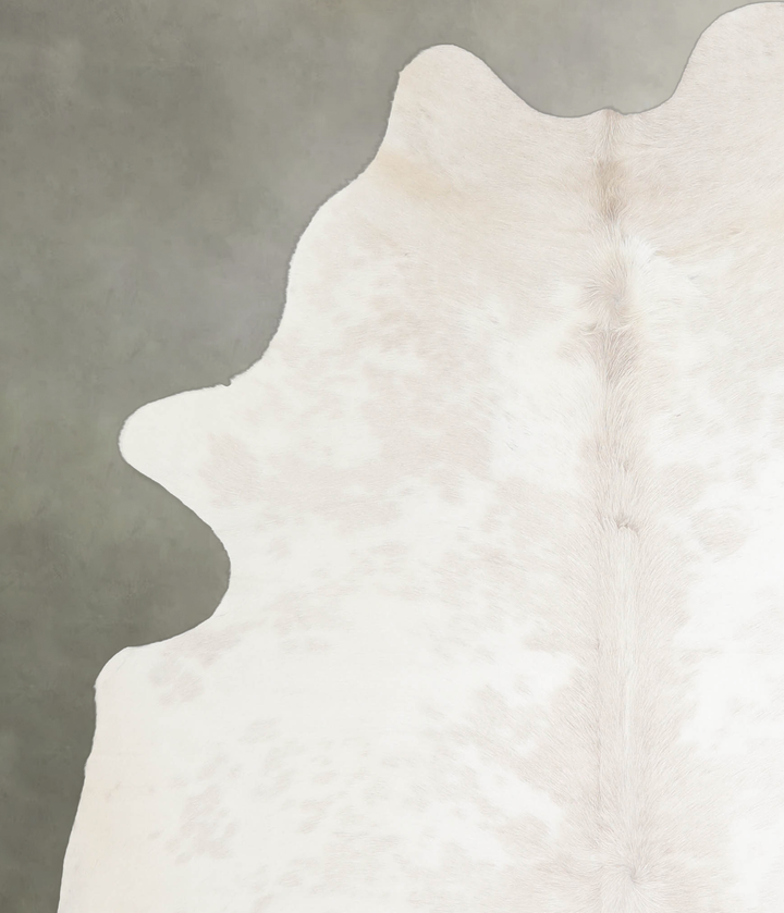 Grey with Beige Large Brazilian Cowhide Rug 6'0"H x 5'4"W #A25816 by Hudson Hides