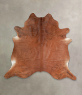 Medium Brindle X-Large Brazilian Cowhide Rug 6'3"H x 6'7"W #A25844 by Hudson Hides