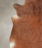 Medium Brindle X-Large Brazilian Cowhide Rug 6'3"H x 6'7"W #A25844 by Hudson Hides