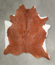 Brown and White  XX-Large Brazilian Cowhide Rug 7'9"H x 6'8"W #A25857 by Hudson Hides