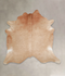 Beige XX-Large Brazilian Cowhide Rug 7'4