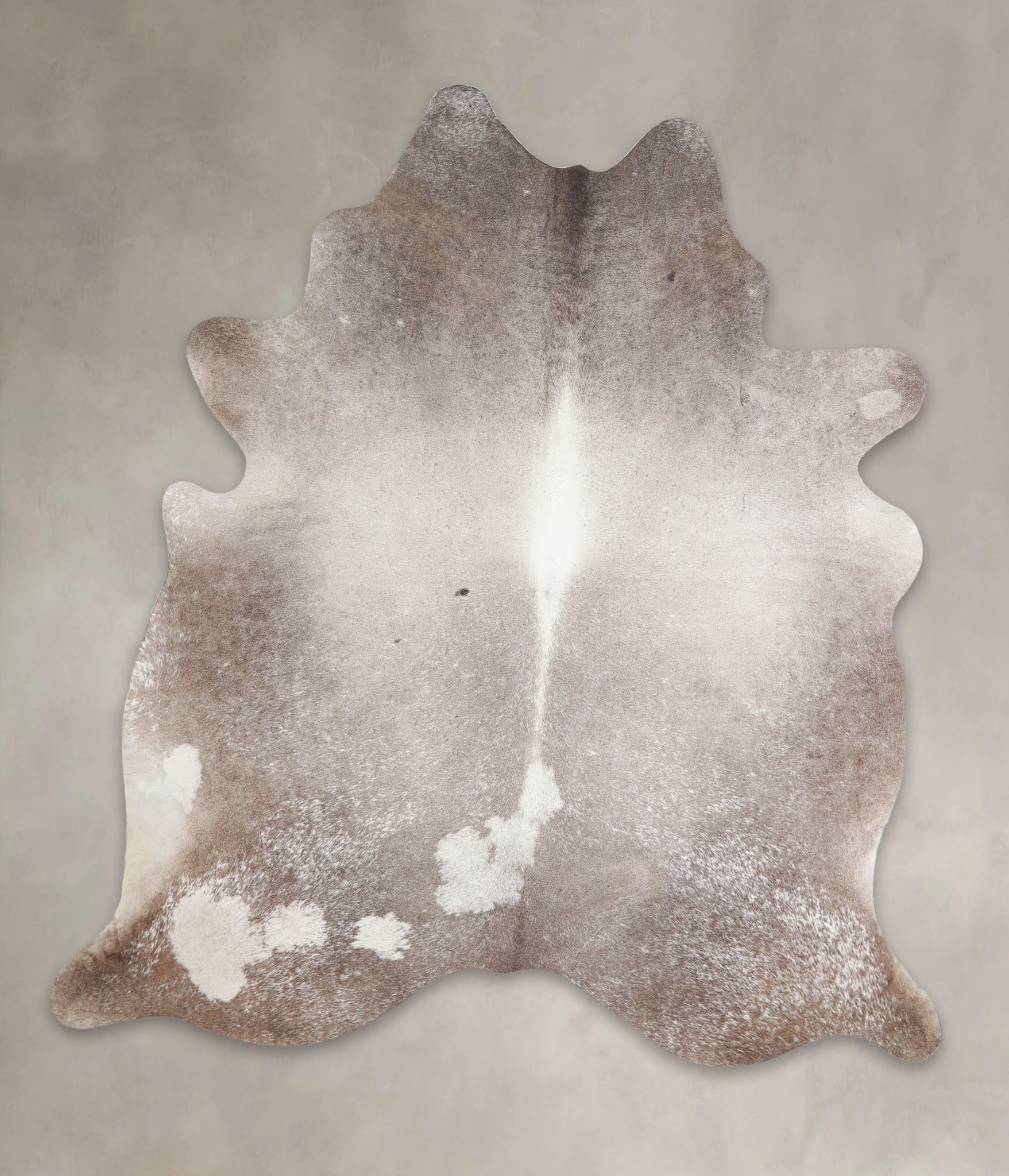 Grey With White Cowhide Rug #A25914