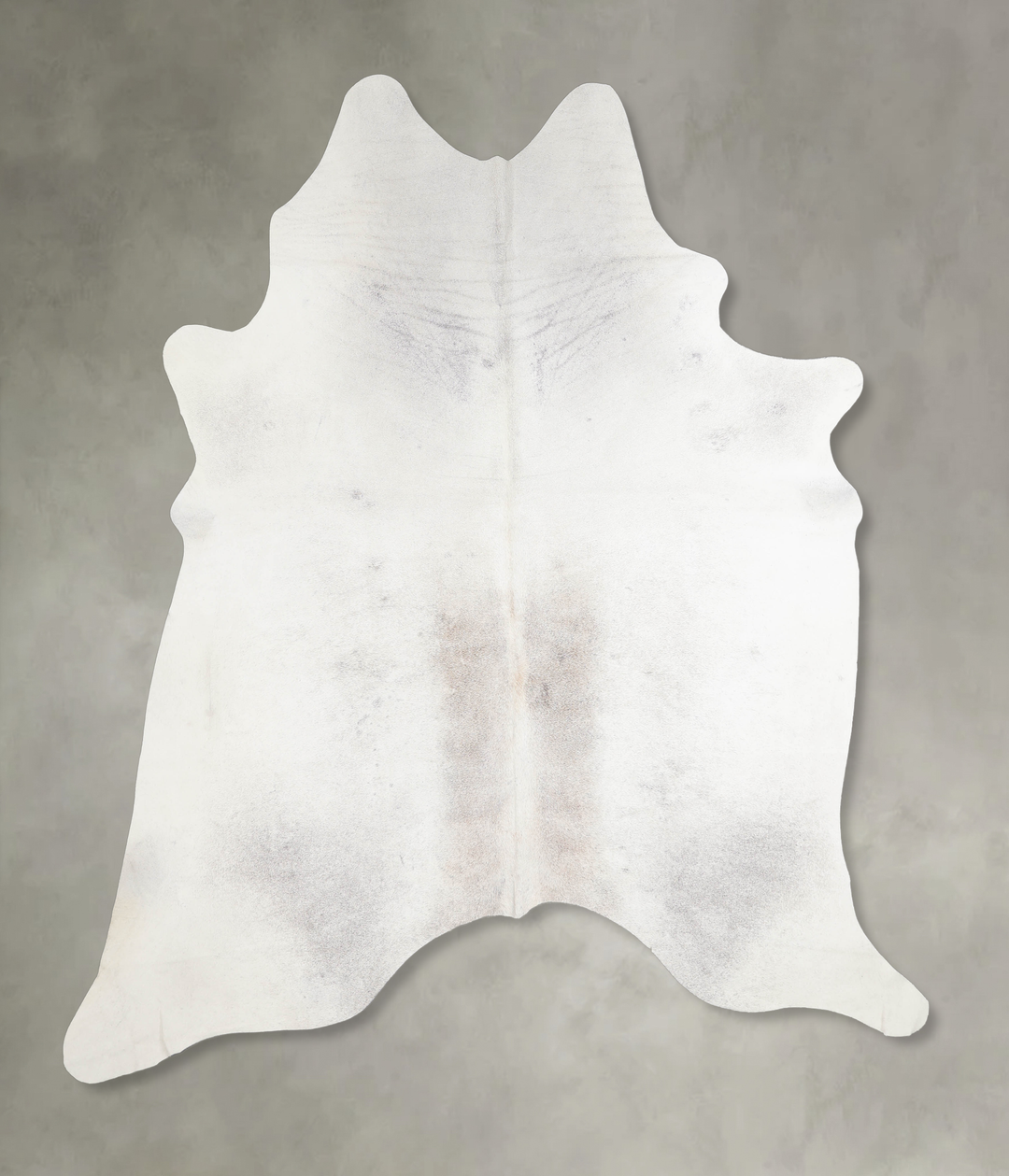 Light Grey X-Large Brazilian Cowhide Rug 7'3"H x 6'4"W #A25966 by Huds