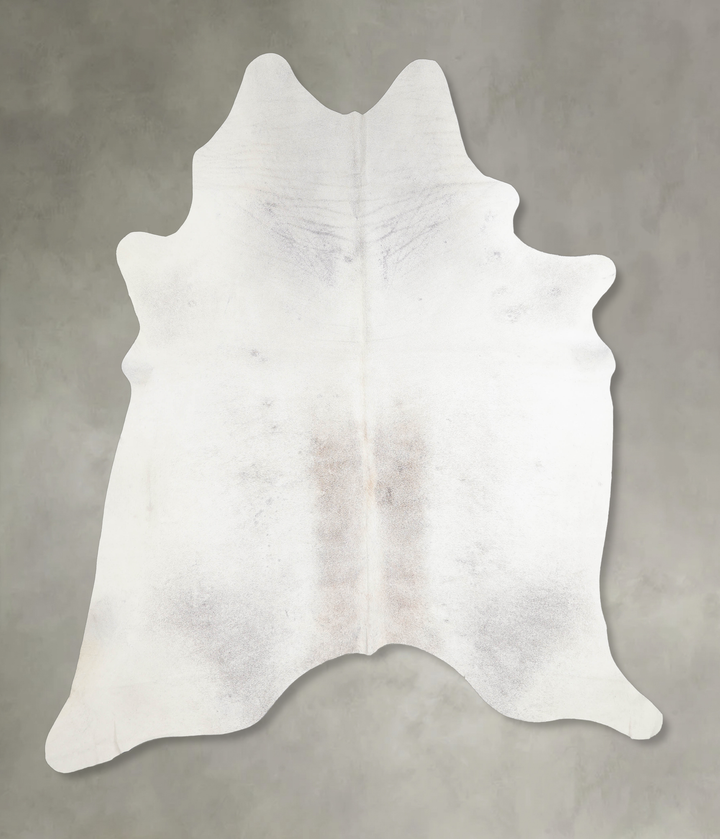 Light Grey X-Large Brazilian Cowhide Rug 7'3"H x 6'4"W #A25966 by Hudson Hides