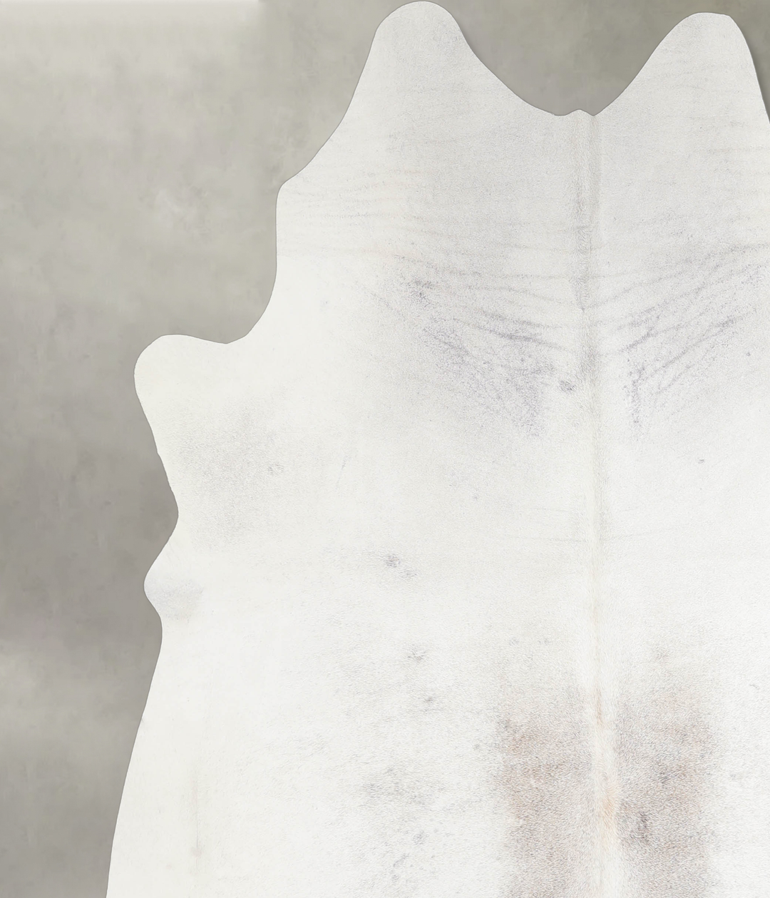 Light Grey X-Large Brazilian Cowhide Rug 7'3"H x 6'4"W #A25966 by Huds