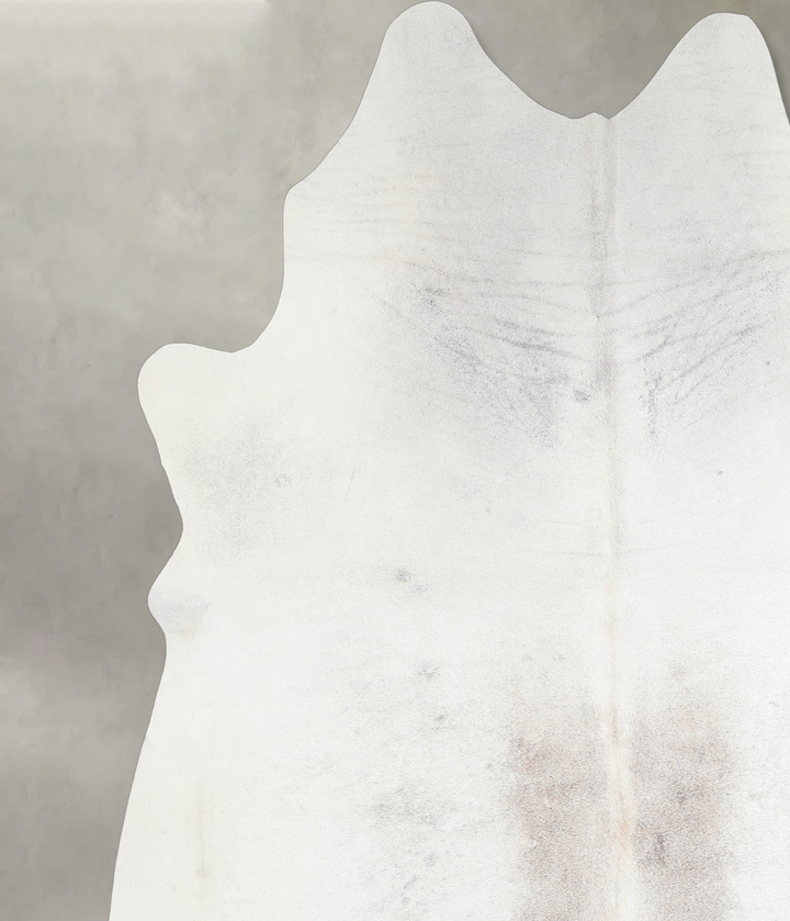 Light Grey X-Large Brazilian Cowhide Rug 7'3"H x 6'4"W #A25966 by Hudson Hides