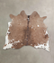 Taupe Large Brazilian Cowhide Rug 5'3