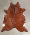 Solid Brown X-Large Brazilian Cowhide Rug 6'10