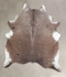Taupe X-Large Brazilian Cowhide Rug 7'3
