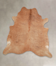 Solid Brown X-Large Brazilian Cowhide Rug 6'11"H x 6'8"W #A26051 by Hudson Hides