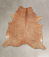 Solid Brown X-Large Brazilian Cowhide Rug 6'11"H x 6'8"W #A26051 by Hudson Hides