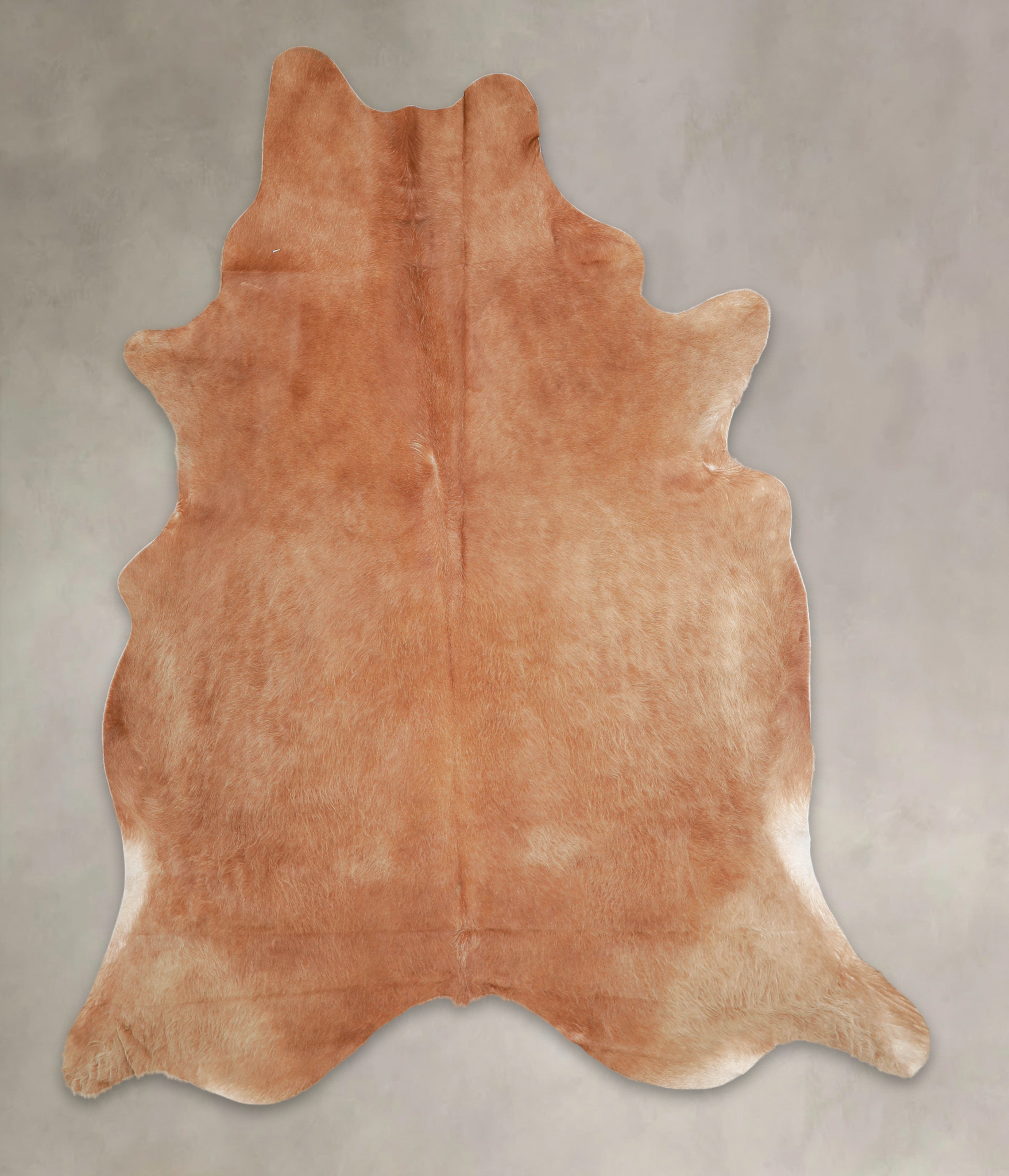 Solid Brown Cowhide Rug #A26087