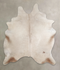 Champagne XX-Large Brazilian Cowhide Rug 7'7