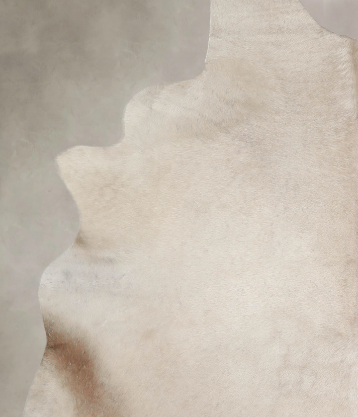 Champagne XX-Large Brazilian Cowhide Rug 7'7"H x 6'6"W #A26106 by Hudson Hides