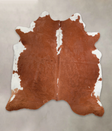 Hereford XX-Large Brazilian Cowhide Rug 7'5"H x 6'10"W #A26111 by Hudson Hides