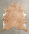 Beige XX-Large Brazilian Cowhide Rug 7'9