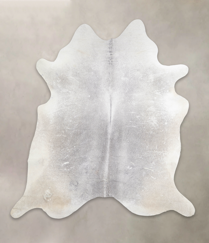 Medium Grey X-Large Brazilian Cowhide Rug 7'4"H x 6'8"W #A26167 by Hudson Hides