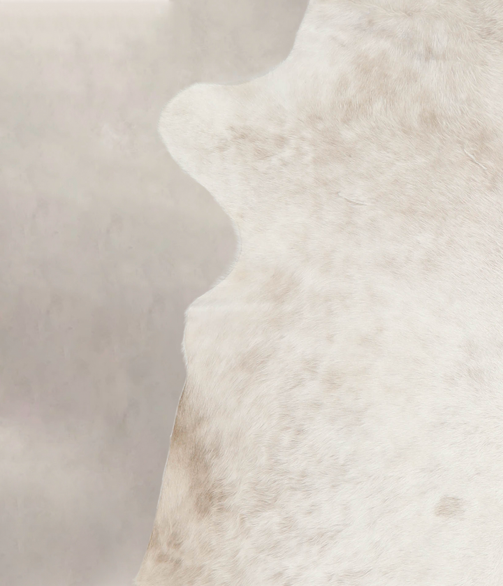Champagne XX-Large Brazilian Cowhide Rug 7'8"H x 6'8"W #A26200 by Hudson Hides