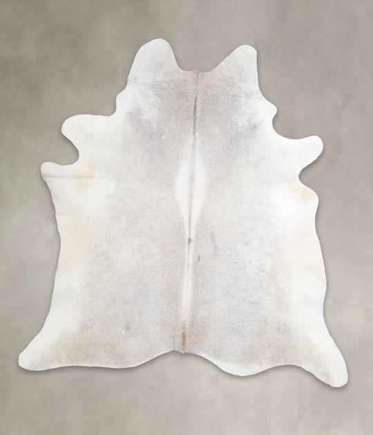 Grey with Beige XX-Large Brazilian Cowhide Rug 7'3"H x 6'10"W #A26201 by Hudson Hides