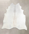 Light Grey X-Large Brazilian Cowhide Rug 7'3
