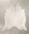 Ivory with Beige XX-Large Brazilian Cowhide Rug 8'2