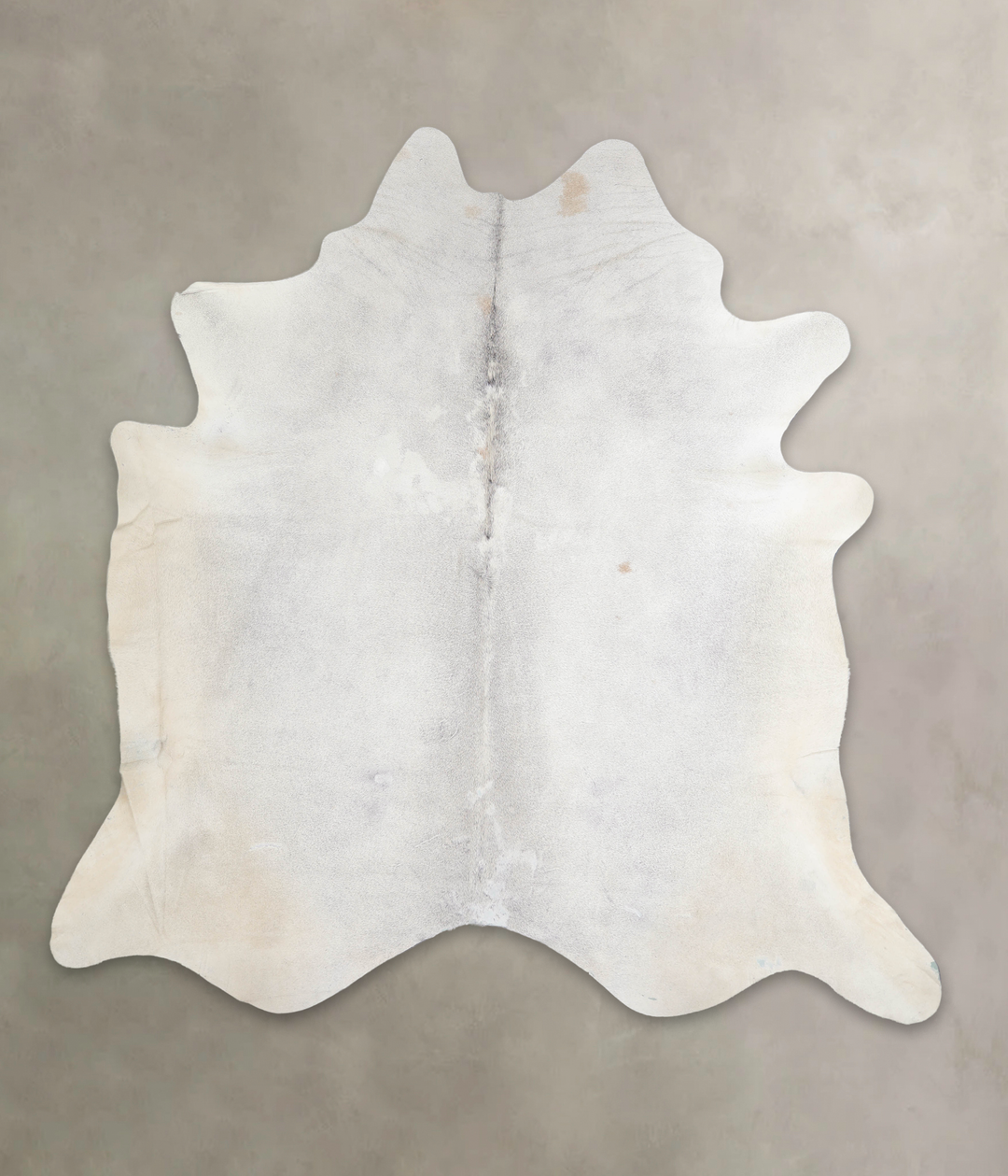 Light Grey XX-Large Brazilian Cowhide Rug 7'4"H x 7'2"W #A26253 by Hud