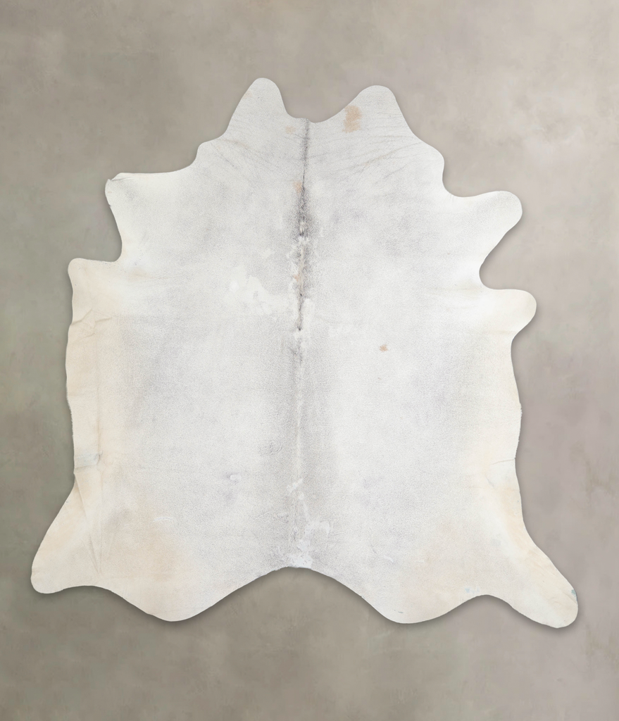 Light Grey XX-Large Brazilian Cowhide Rug 7'4"H x 7'2"W #A26253 by Hudson Hides