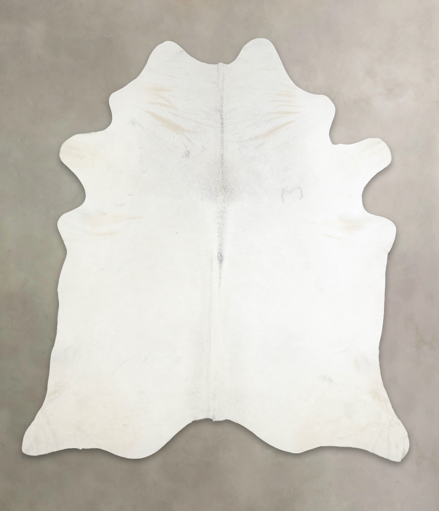 Light Grey XX-Large Brazilian Cowhide Rug 8'1"H x 7'4"W #A26269 by Hudson Hides