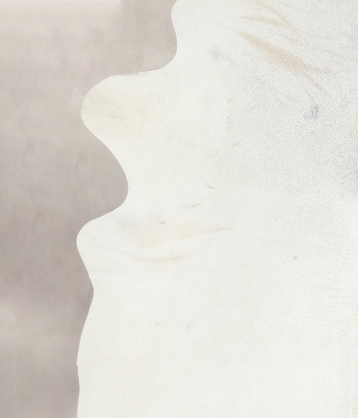 Light Grey XX-Large Brazilian Cowhide Rug 8'1"H x 7'4"W #A26269 by Hudson Hides