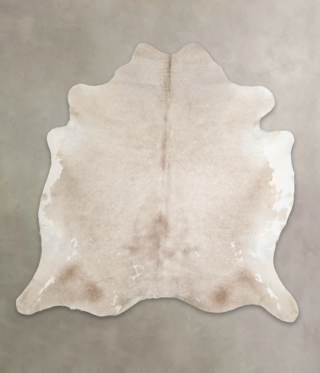 Champagne X-Large Brazilian Cowhide Rug 6'11"H x 6'11"W #A26325 by Hud