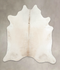 Ivory with Beige XX-Large Brazilian Cowhide Rug 7'9
