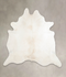 Ivory with Beige XX-Large Brazilian Cowhide Rug 7'9