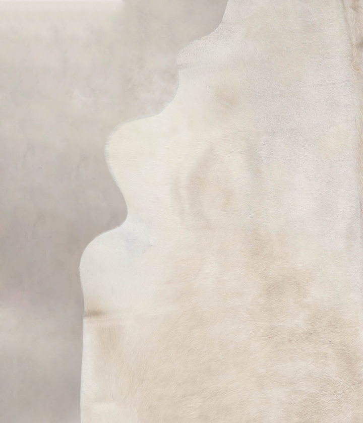 Champagne XX-Large Brazilian Cowhide Rug 7'7"H x 6'10"W #A26394 by Hudson Hides