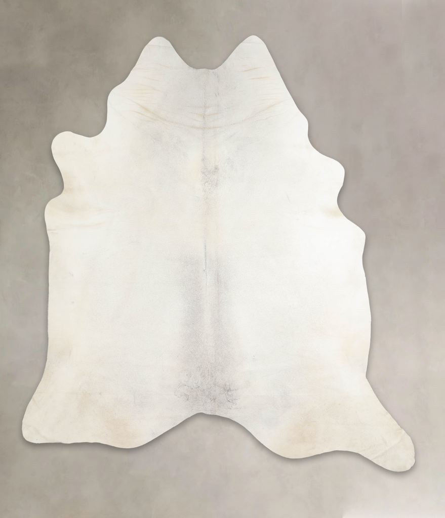 Light Grey XX-Large Brazilian Cowhide Rug 7'11"H x 7'1"W #A26450 by Hudson Hides