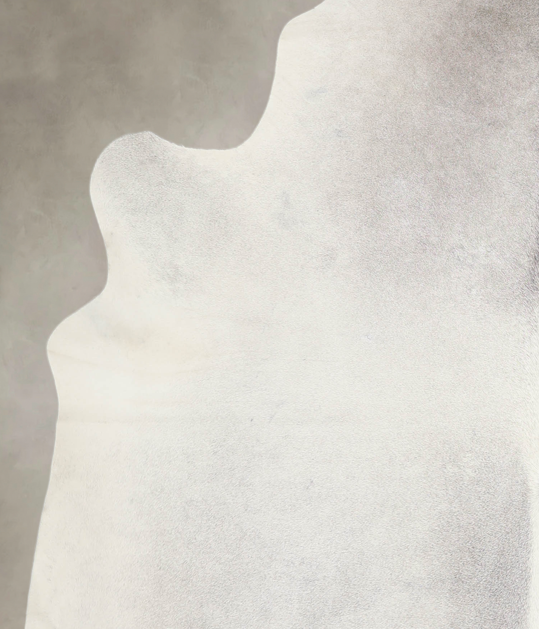 Medium Grey X-Large Brazilian Cowhide Rug 7'1"H x 6'1"W #A26452 by Hud