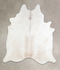 Ivory with Beige XX-Large Brazilian Cowhide Rug 8'1