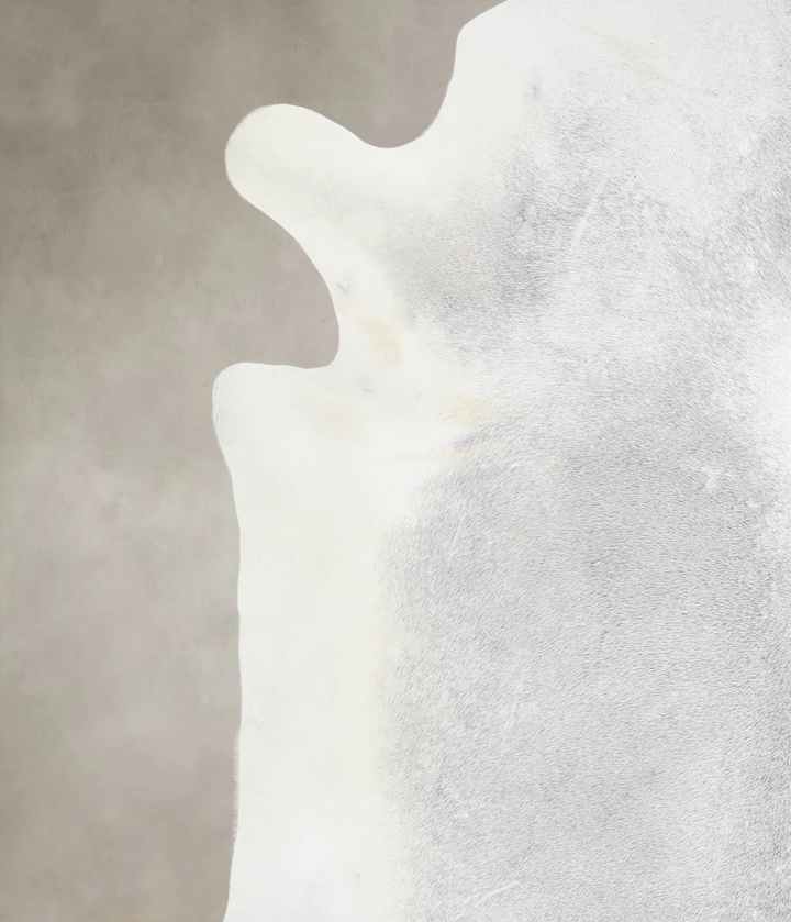 Medium Grey XX-Large Brazilian Cowhide Rug 7'11"H x 7'7"W #A26475 by Hudson Hides