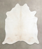 Ivory with Beige X-Large Brazilian Cowhide Rug 6'10